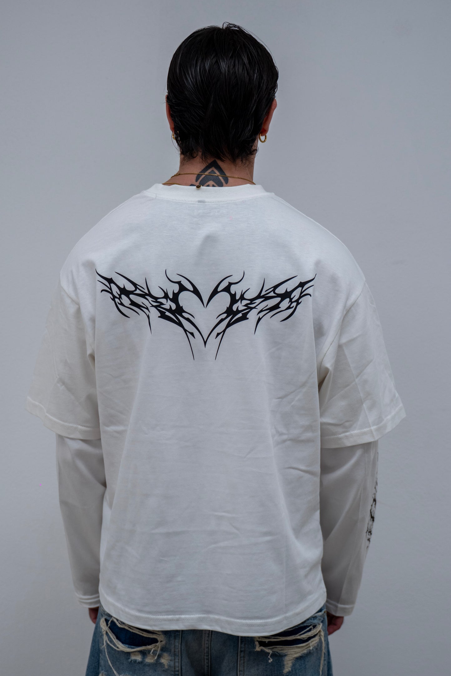 LONGSLEEVE DOPPIA MANICA BIANCA